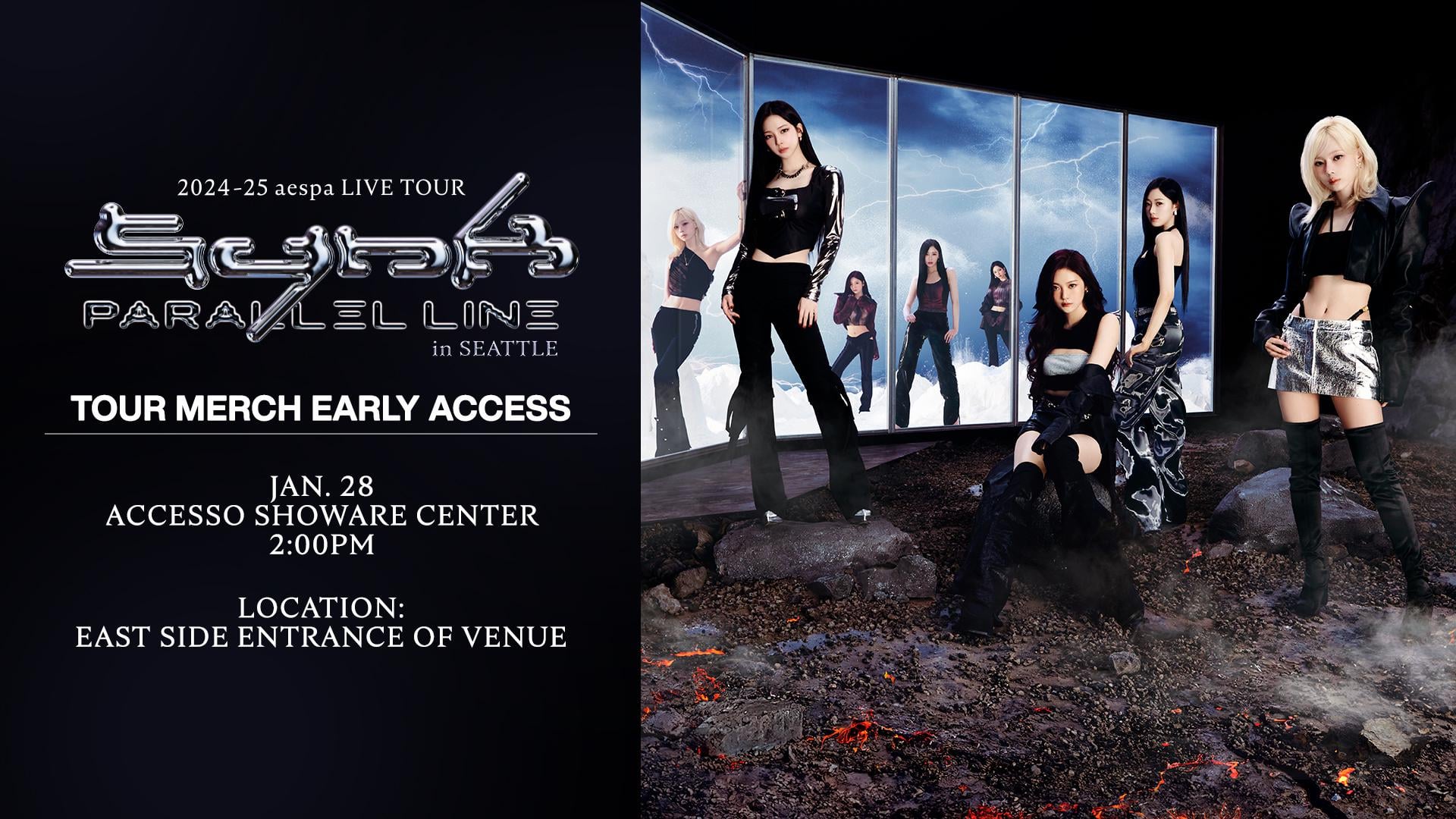 2024-25 aespa LIVE TOUR - SYNK : PARALLEL LINE in SEATTLE (Tour Merch Early Access)