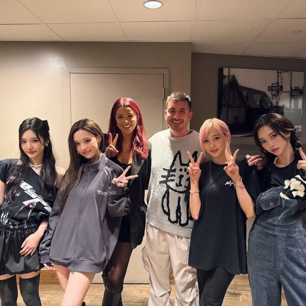 250203 Mike Daley Instagram Update with aespa (Songwriter of 'Mine')