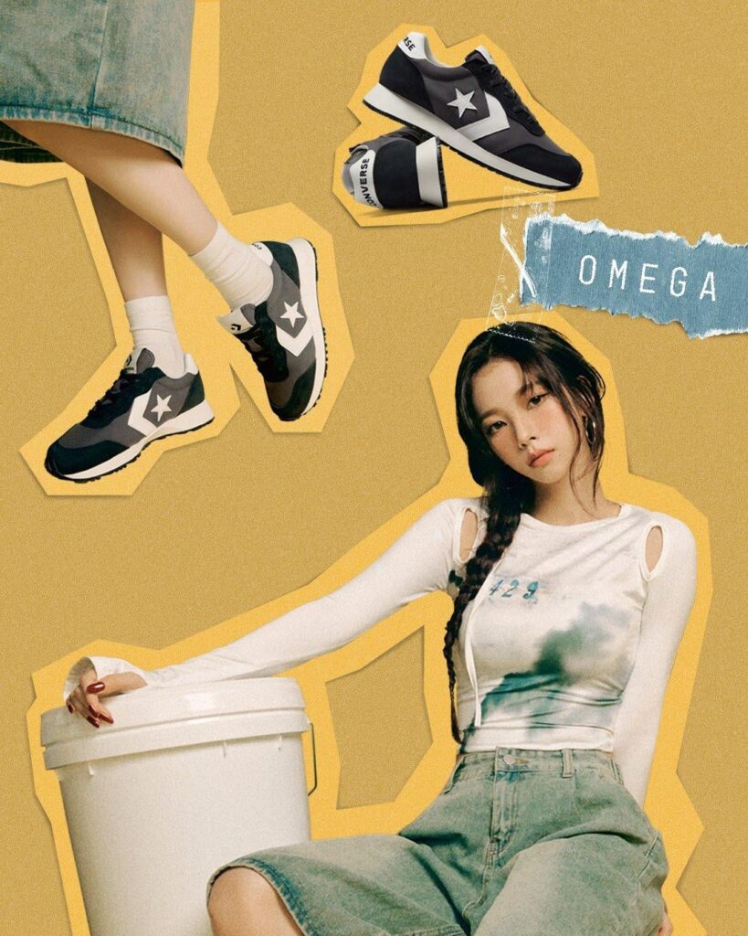 250219 Karina for Converse x Omega Trainer: Black