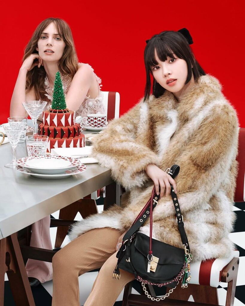 241127 Karina for PRADA Holiday 2024 Campaign (with Maya Hawke)