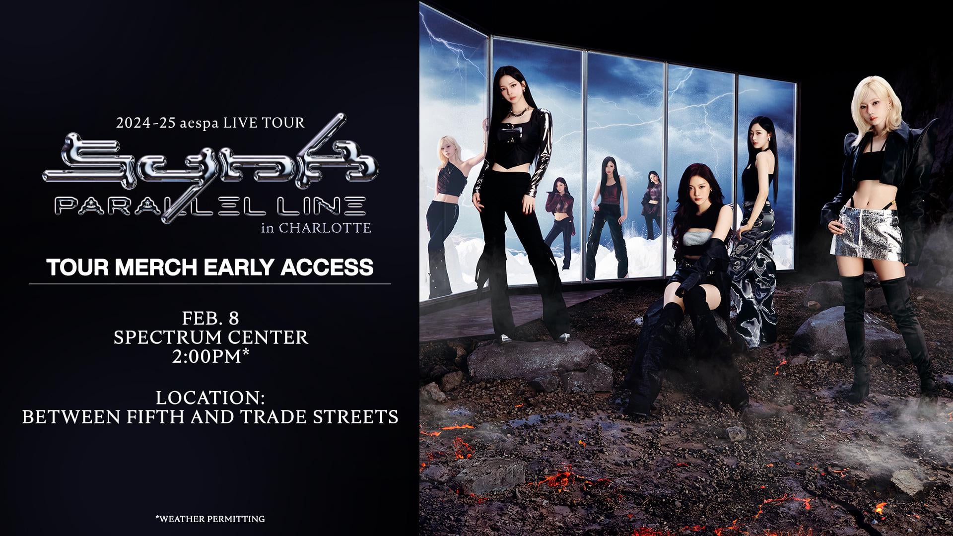 2024-25 aespa LIVE TOUR - SYNK : PARALLEL LINE in CHARLOTTE (Tour Merch Early Access)