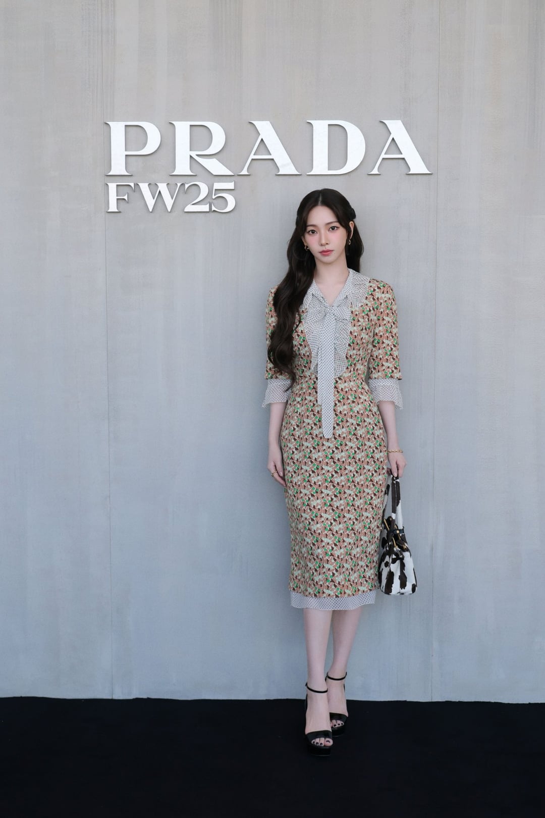 250228 aespa Twitter Update with Karina - 'Prada Ambassador' aespa Karina attends Milan Fashion Week for the third time! Active global fashion icon! Dazzling aura + unique visual shines