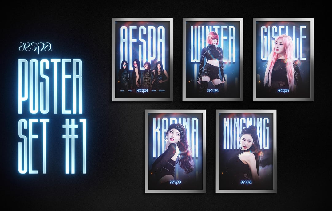 aespa 'Whiplash Era' Full Poster Set #1