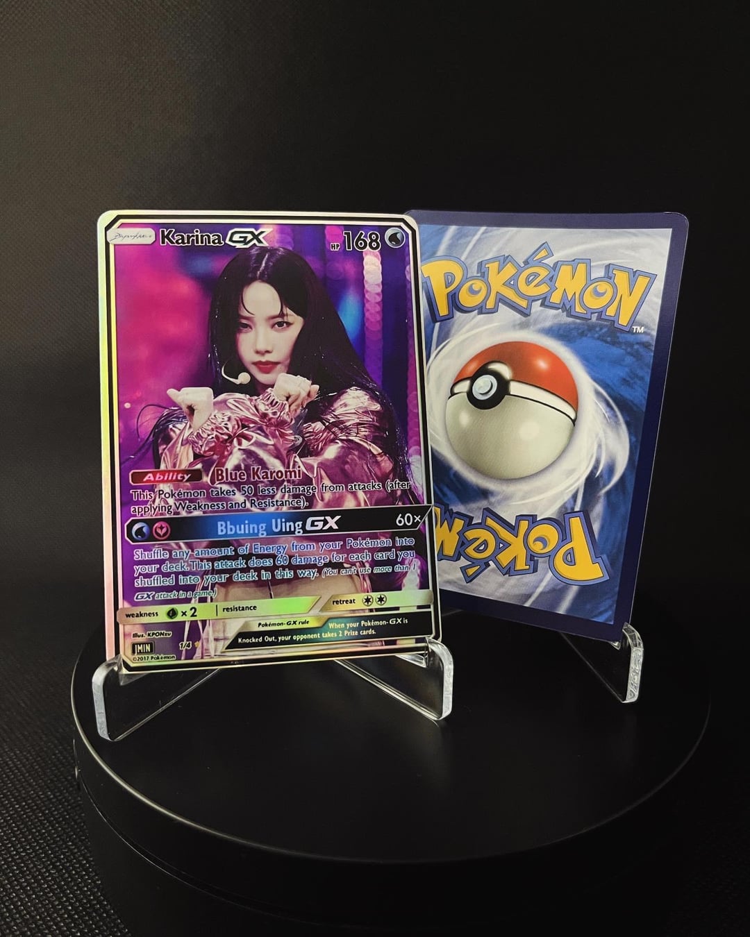 240516- Made Pokèmon photocards for aespa during the Supernova era!! 🌸🤩