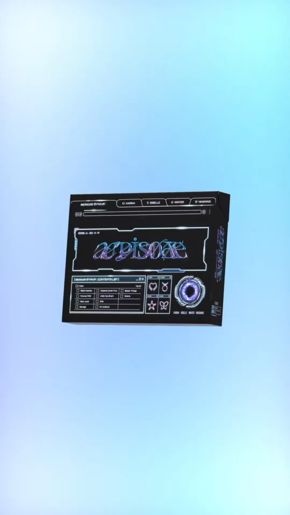 241213 aespa - æpisode SYNK#1 (3D Packaging Preview - Digital Code Ver.)