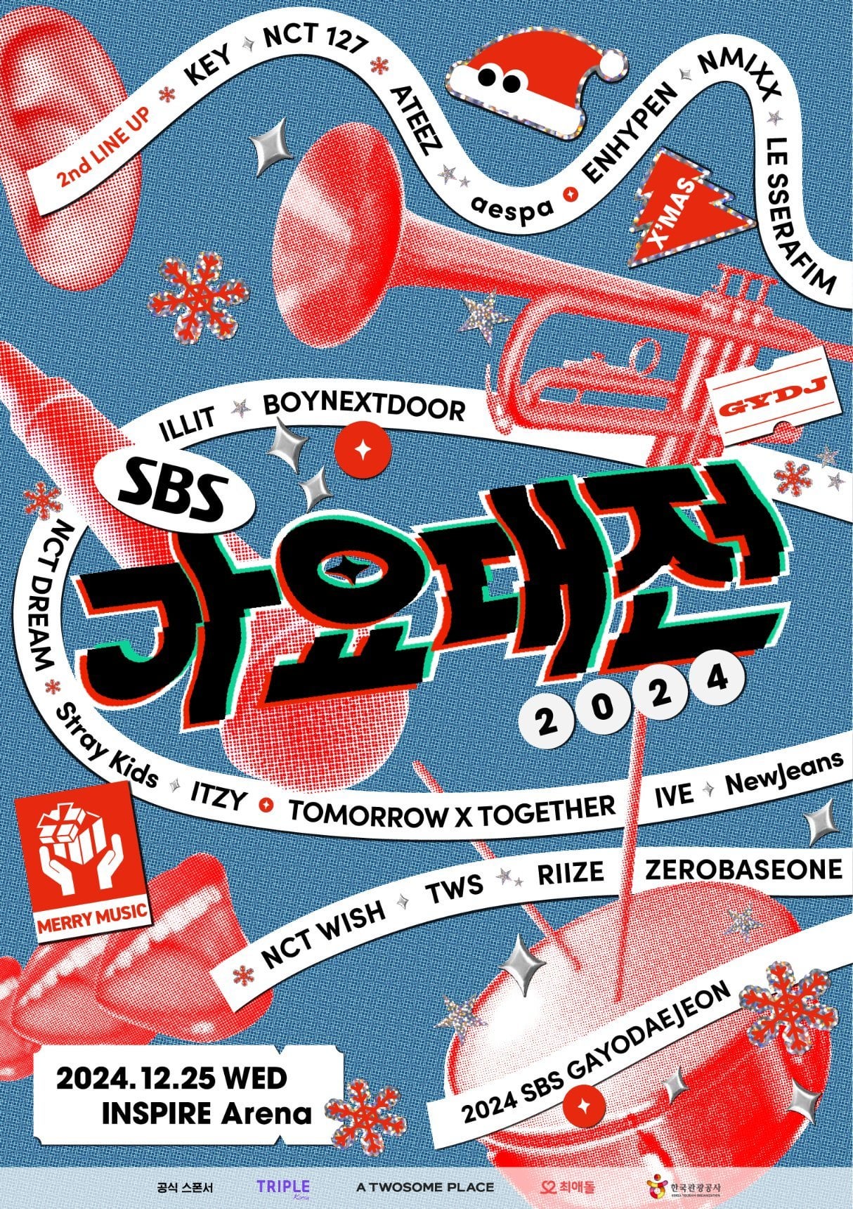 241126 aespa announced as part of the 2nd lineup for SBS Gayo Daejeon on December 25th