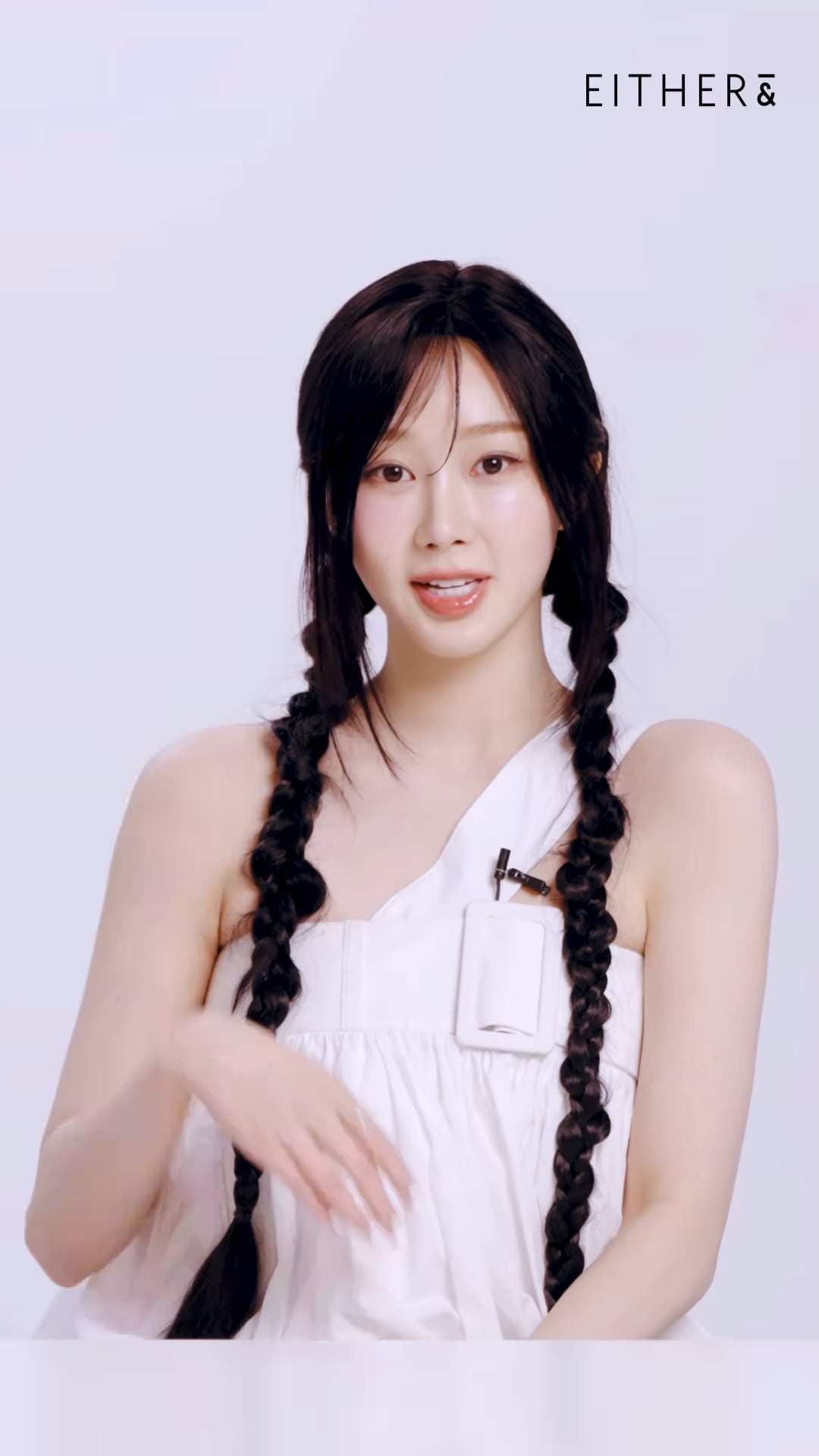 250317 EITHER＆ Instagram Update with Giselle - A special video message & a spoiler for the next pictorial to be released in April!