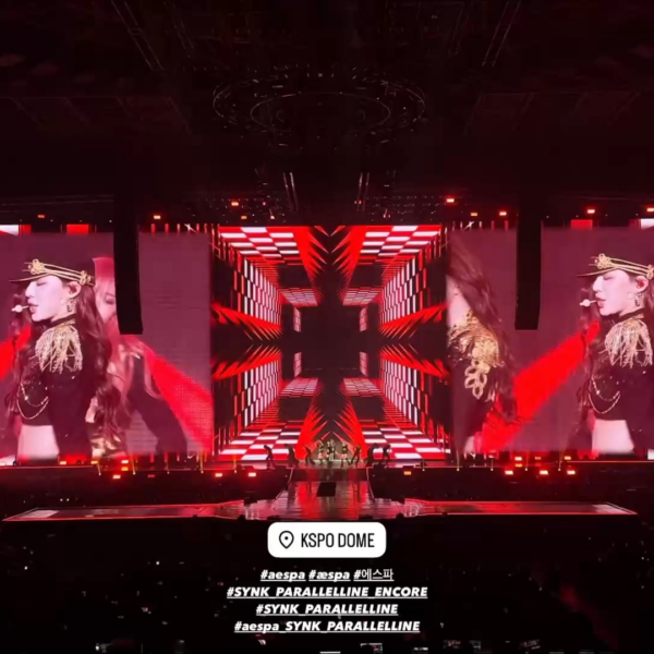 250316 aespa Instagram Story Update - SYNK : PARALLEL LINE – ENCORE Day 2