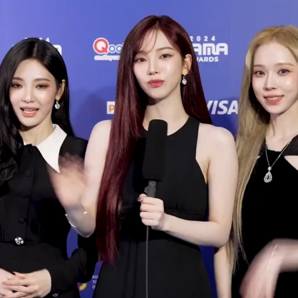 241128 billboard Twitter Update with aespa - aespa catch up with Billboard on the #2024MAMA Awards red carpet before their Song of the Year win. 🏆💫