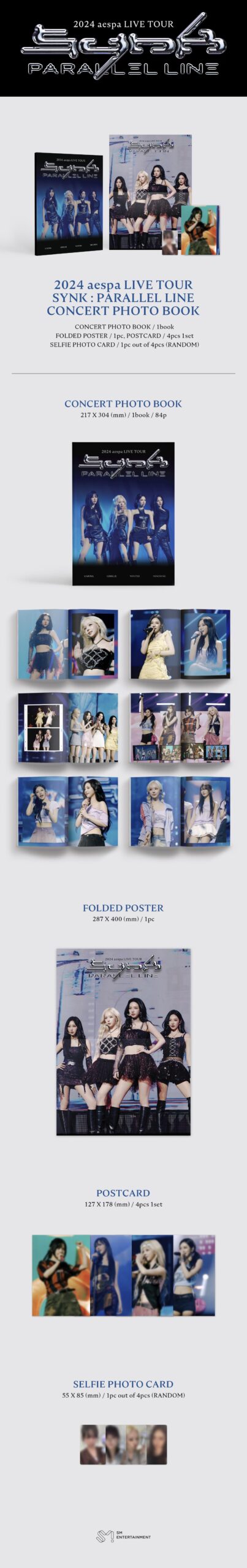 241227 aespa - 2024 aespa LIVE TOUR ‘SYNK : PARALLEL LINE’ Concert Photobook (Details + Sales Notice)