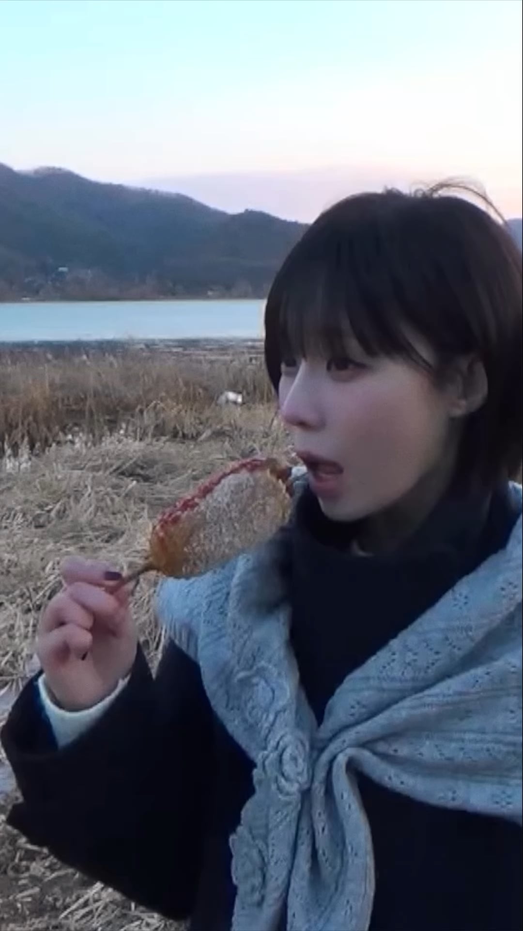 250109 aespa TikTok Update with Winter - a little piece of happiness in winter