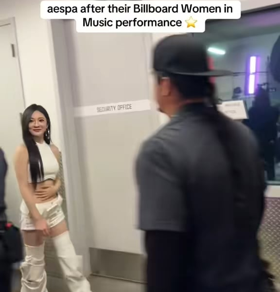 250330 billboard TikTok Update with aespa - Thanks for coming, aespa 😘👋 #BBWomenInMusic
