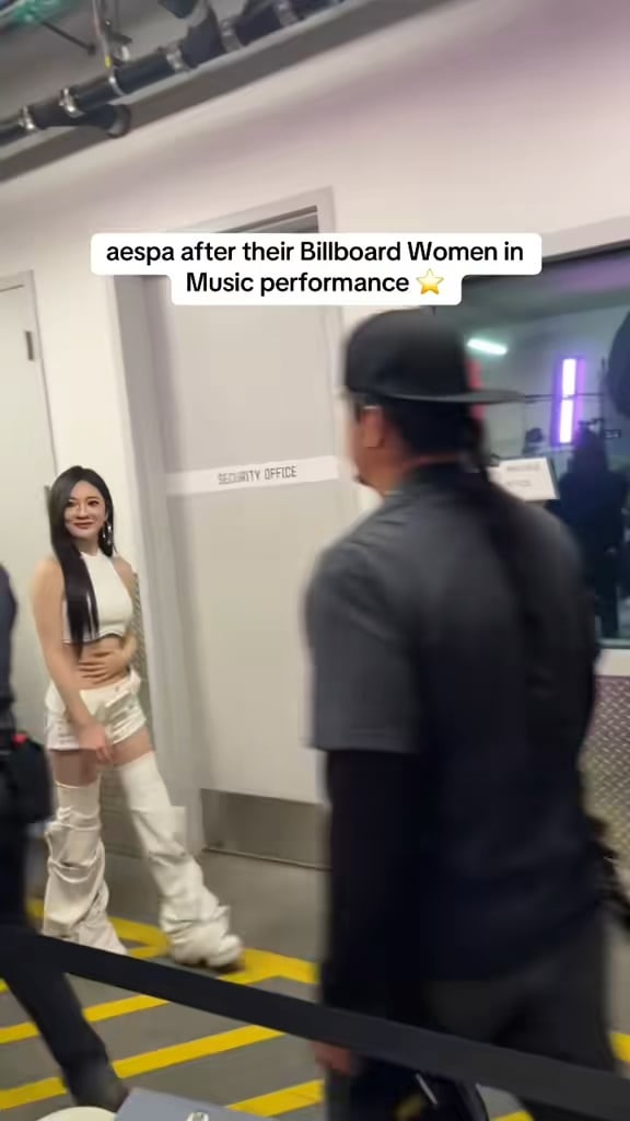 250330 billboard TikTok Update with aespa - Thanks for coming, aespa 😘👋 #BBWomenInMusic