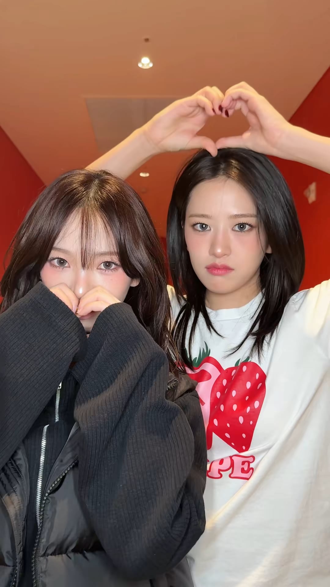250115 IVE TikTok Update with Karina - I'll leave it to the Killers 🏹🩶 (with Yujin)