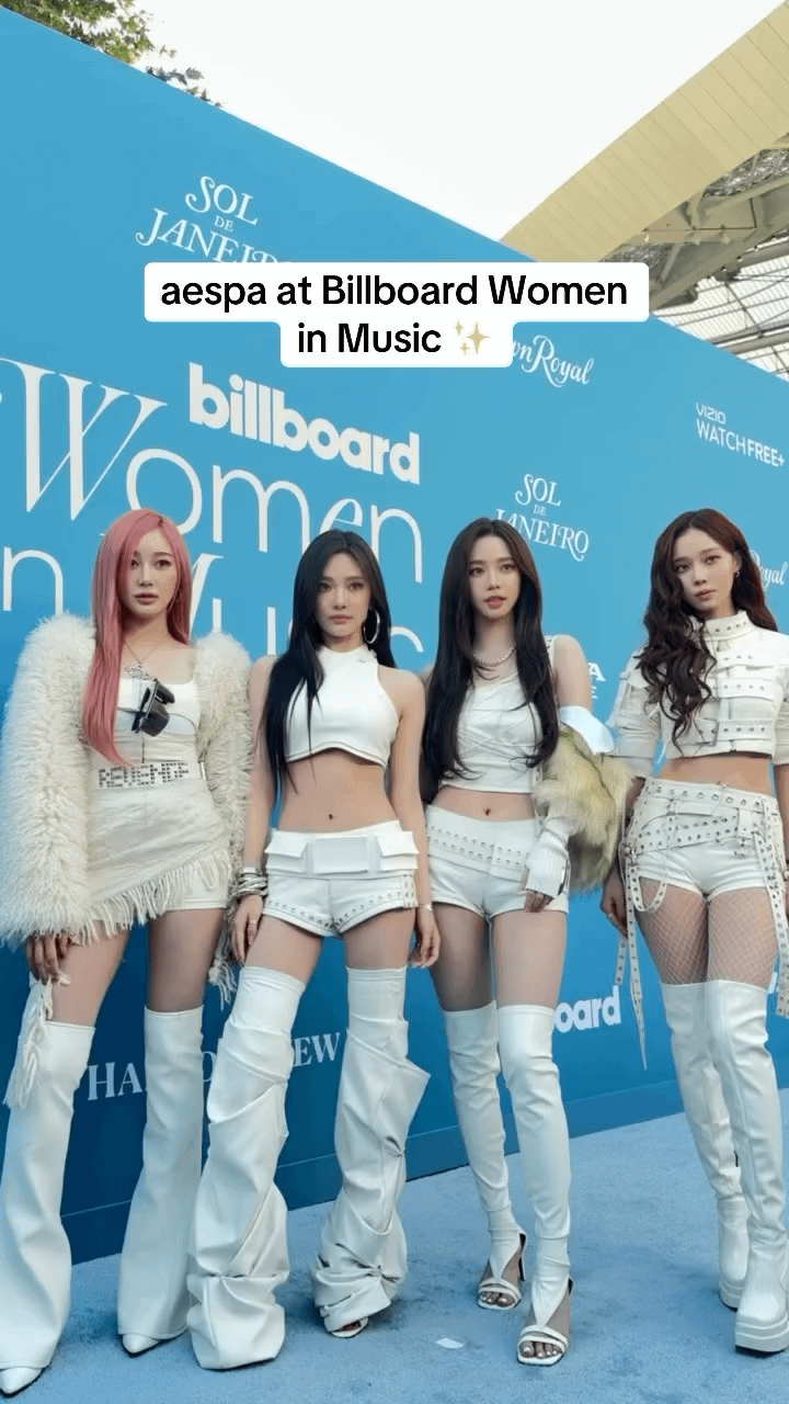 aespa - Billboard Women In Music Red Carpet 250330