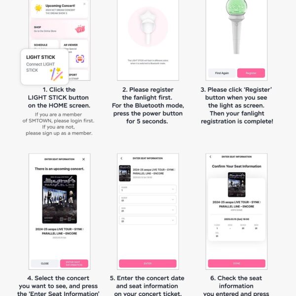 250313 aespa - SYNK : PARALLEL LINE – ENCORE (Fanlight Performance Info)