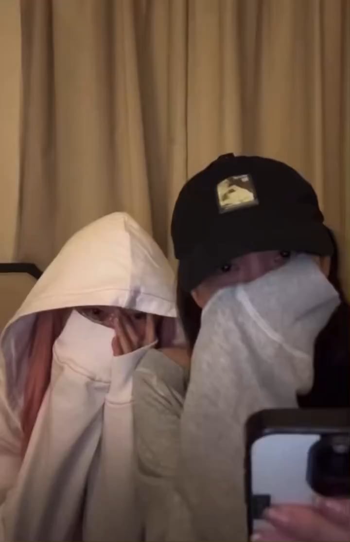 250205 Giselle & Ningning shared their self-composed songs on Instagram Live