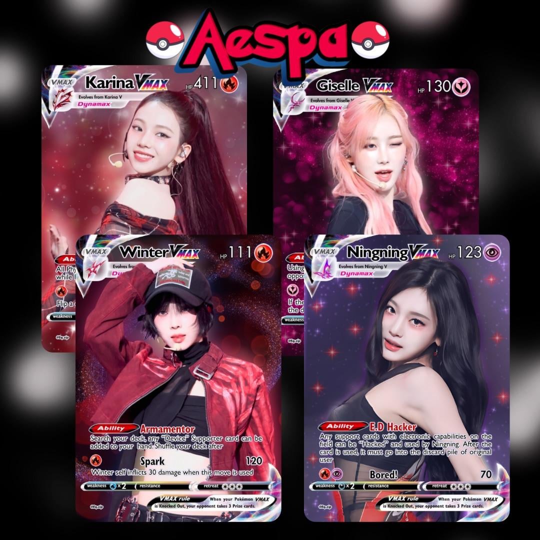 aespa Pokémon Freebies for LA!