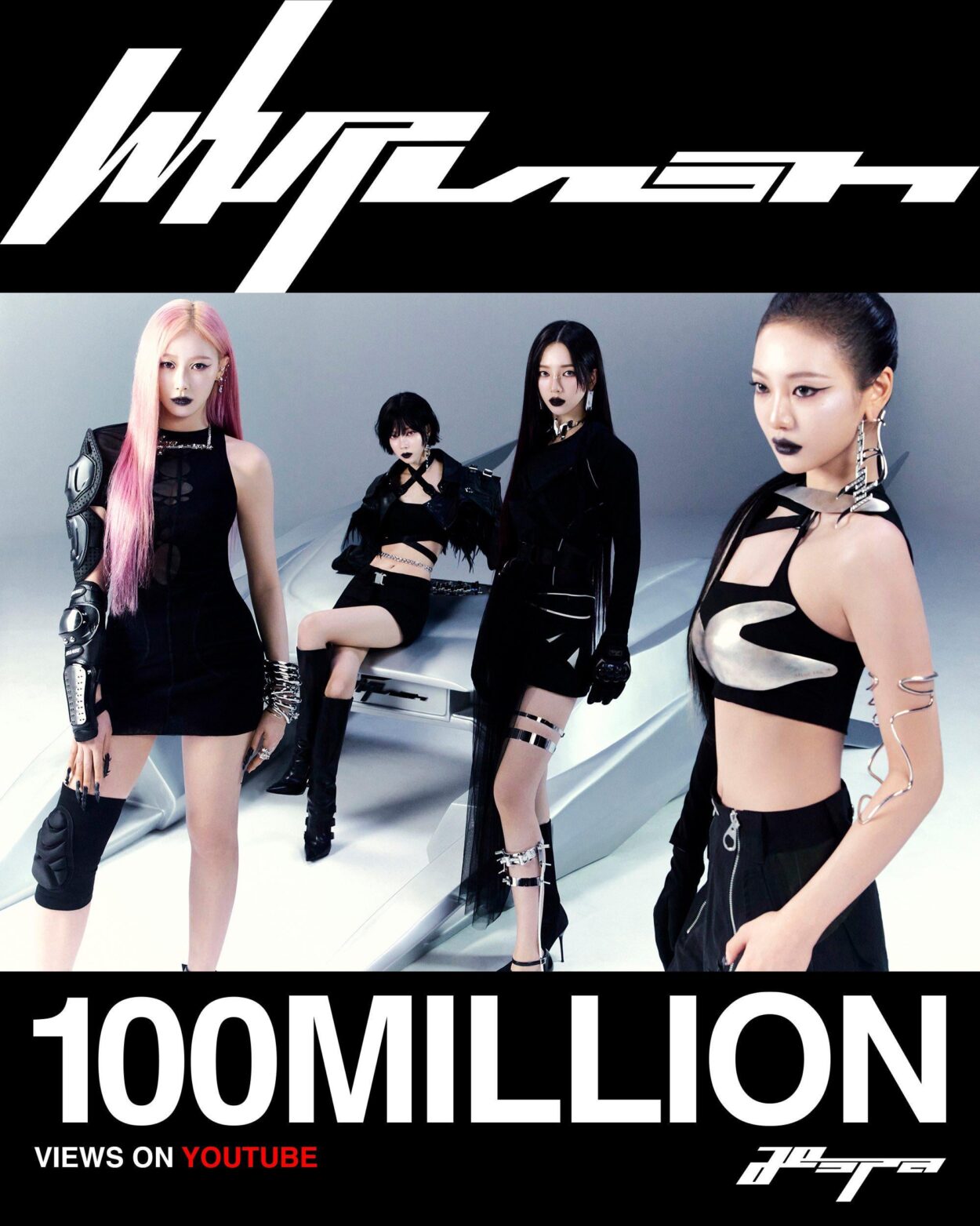 250107 aespa's 'Whiplash' MV hits 100M views on YouTube