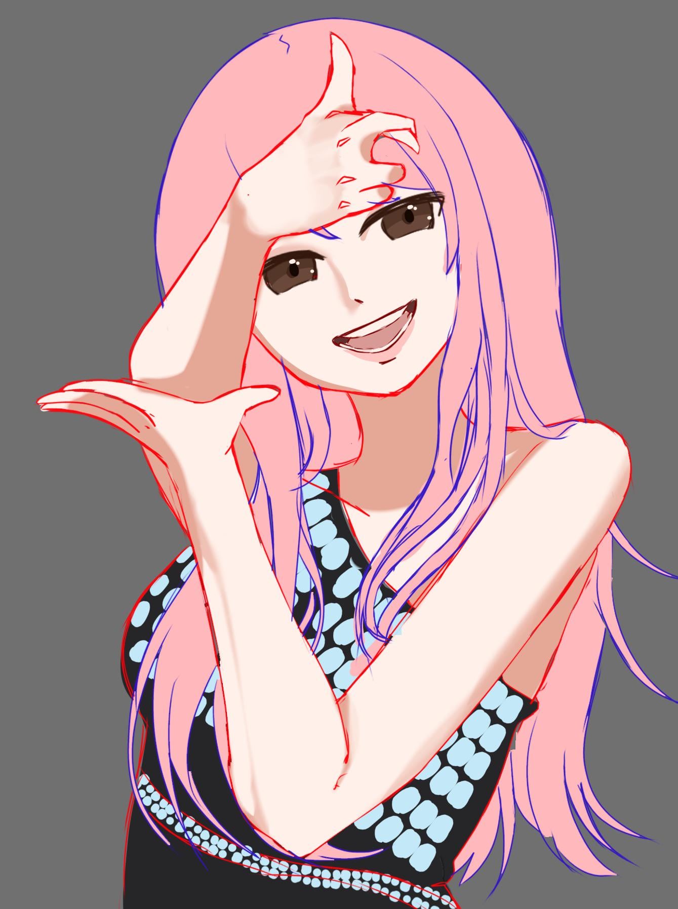 Pinkselle sketch