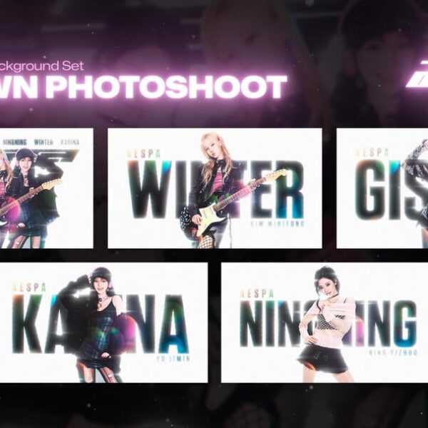 aespa Desktop Background Full Set - SMTOWN Photoshoot