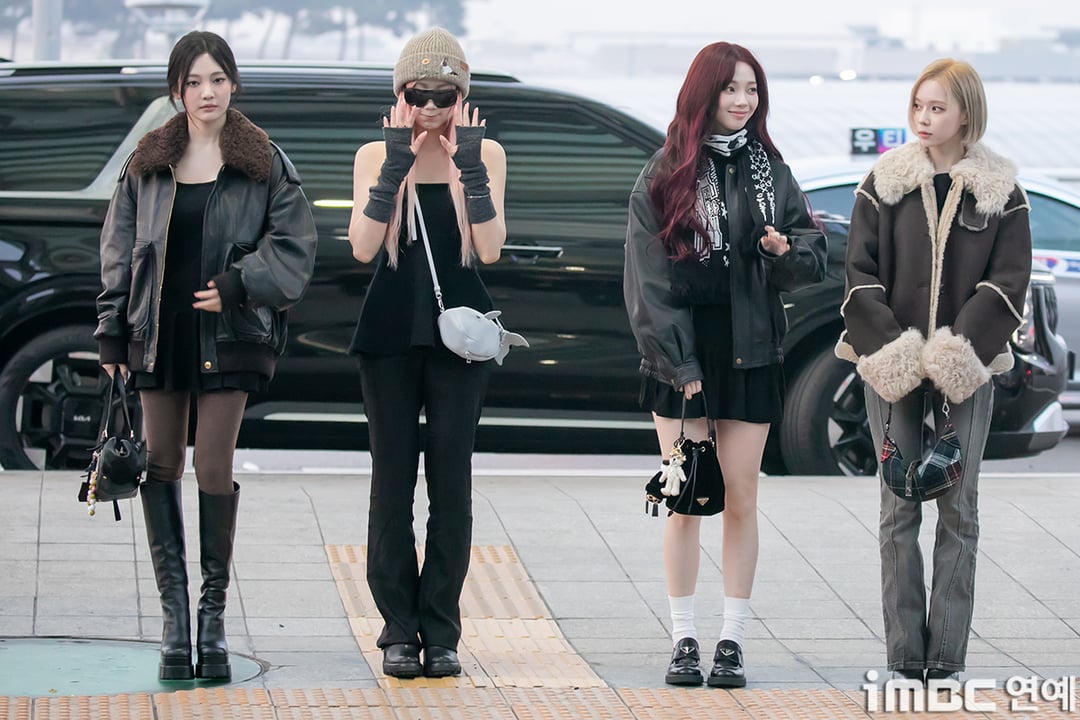 241121 aespa's departure for Japan to attend the 2024 MAMA Awards (Press Photos)