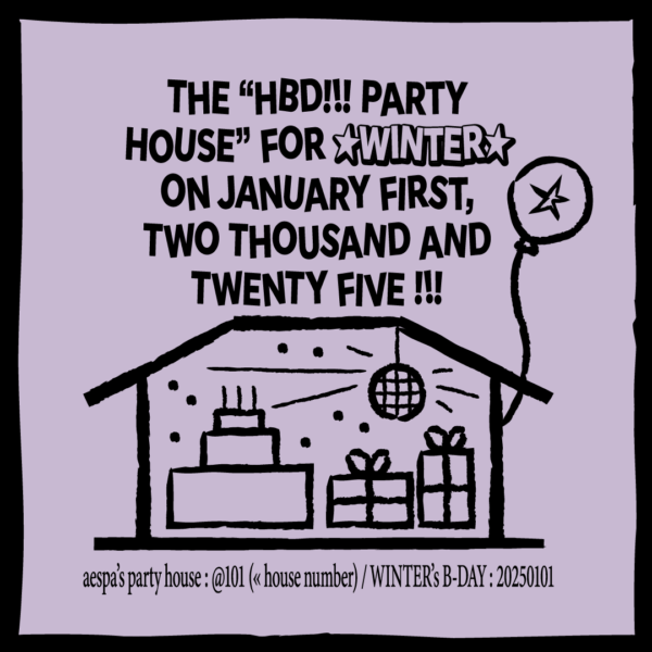 250106 Winter - THE HBD PARTY HOUSE FOR WINTER (MD Details + Sales Notice)