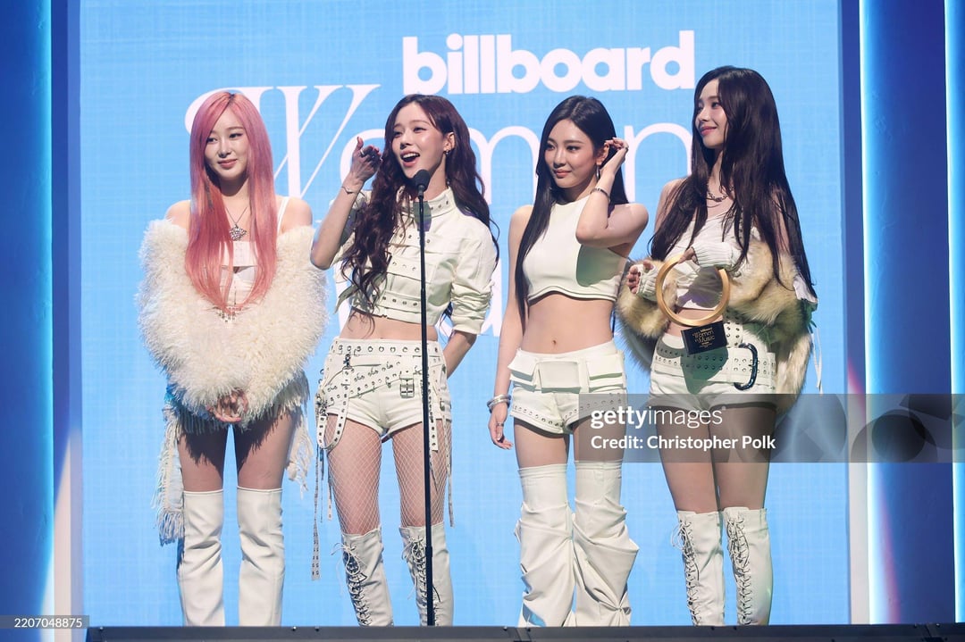 250330 aespa - Acceptance Speech @ Billboard Women in Music 2025 (Getty Images)
