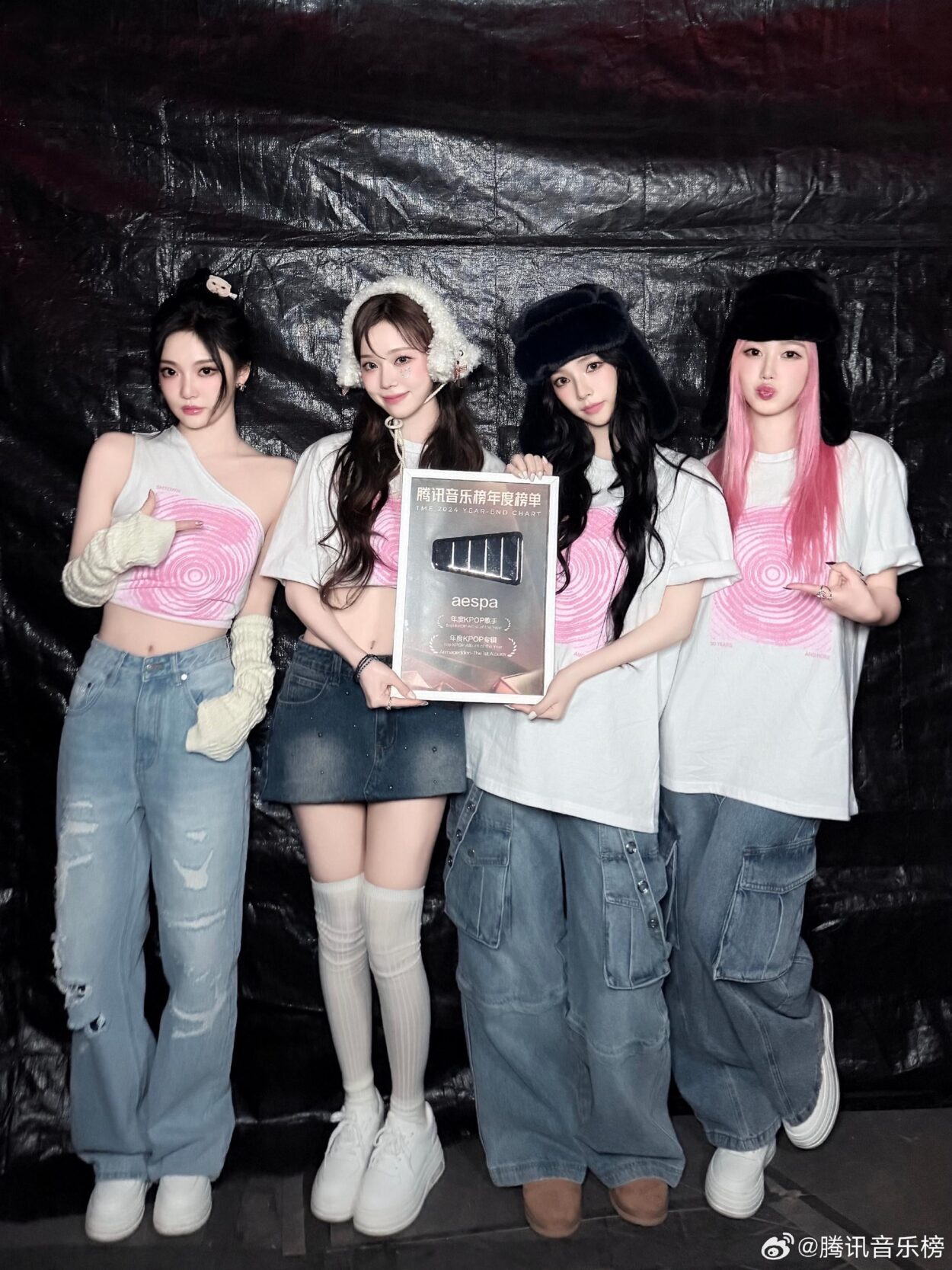 250113 Tencent Music Chart Weibo Update with aespa - 2024 Tencent Music Year-End Chart Medal is here! Congratulations again to aespa for winning the ‘K-Pop Artist of the Year’ & ‘Armageddon’ for ‘K-Pop Album of the Year’