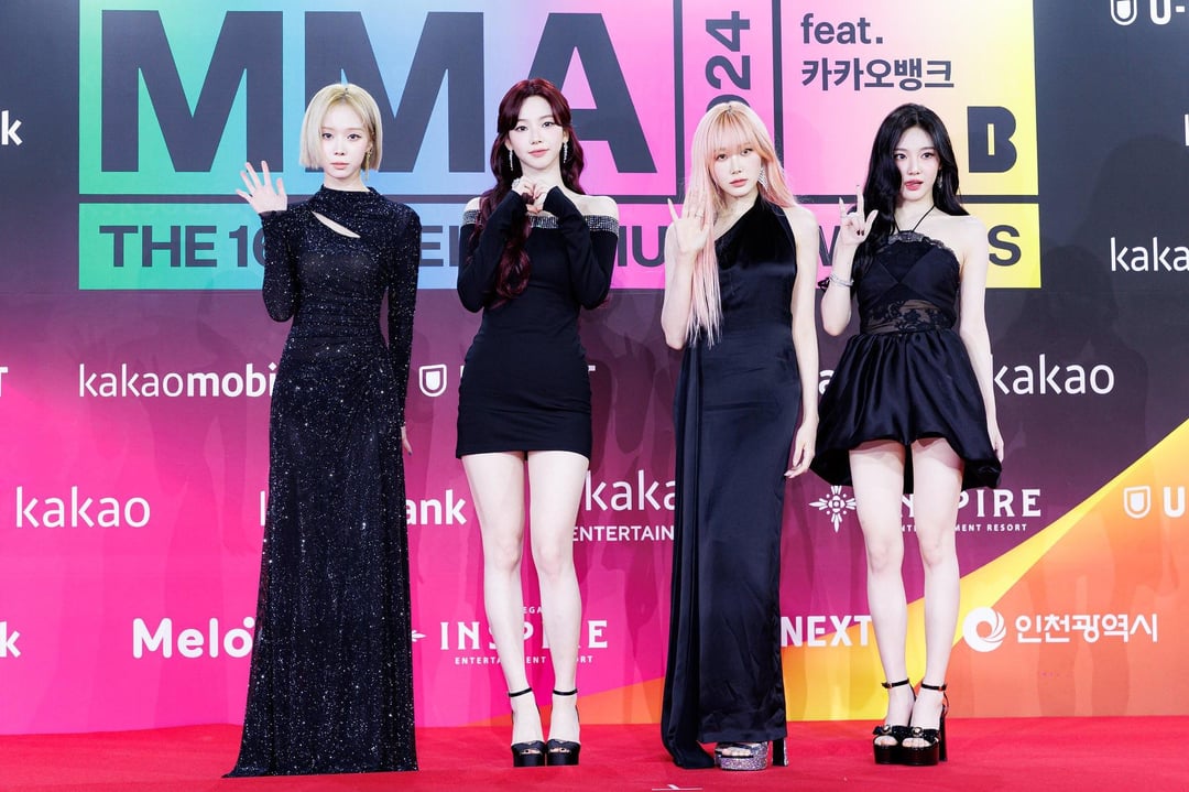 241130 Melon Twitter Updates With aespa - Melon Music Awards 2024 Red Carpet Photos