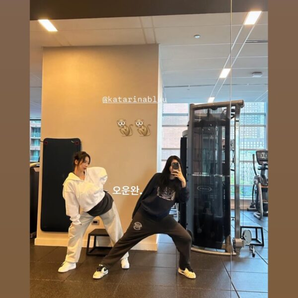 250411 Karina Instagram Story Update with Giselle 2