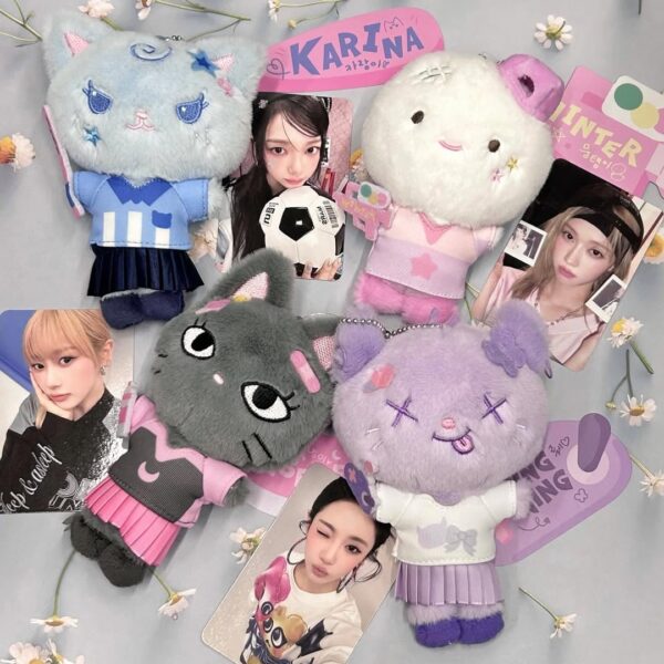 250424 aespa - Bad Kid Doll Set (2025 Season's Greetings MD) + Mini Fanlight Keyring @ Kwangya, Seoul (Sale Period April 24th~)