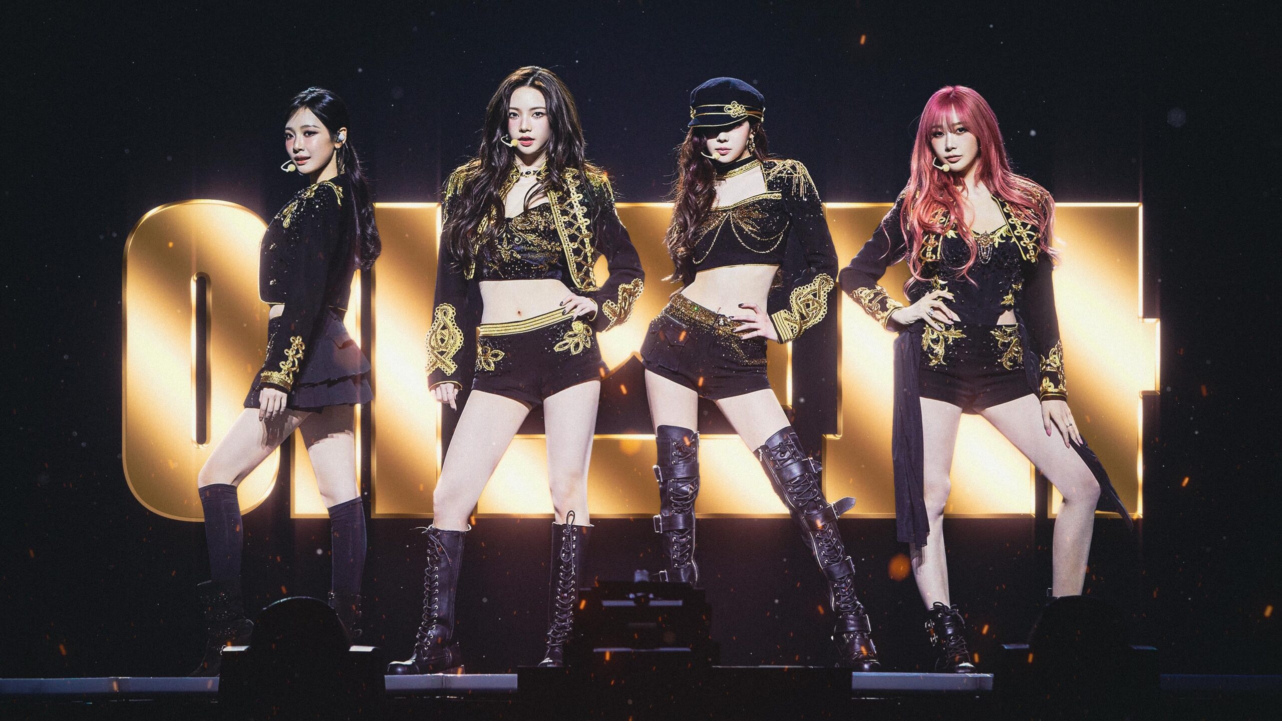 aespa 'Gold Hangul' Desktop Background Set - aespa #2