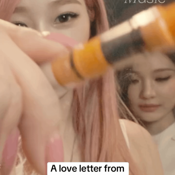 aespa sign Billboard's camera from backstage at Billboard Women in Music - 250330