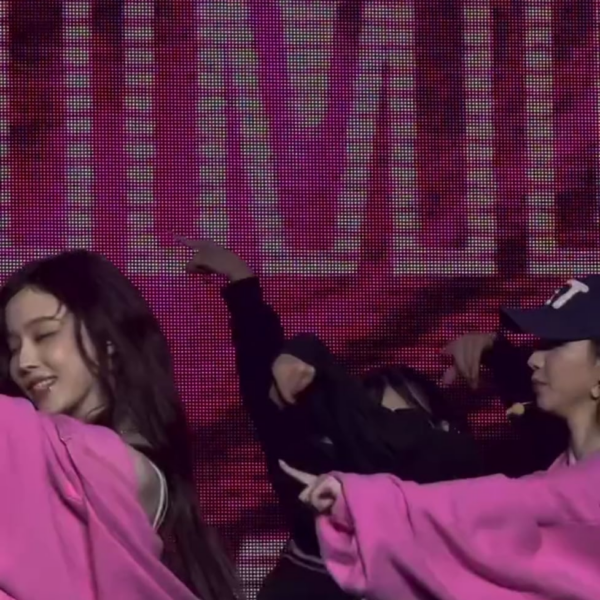 Karina & Winter - Pink Hoodie Cam