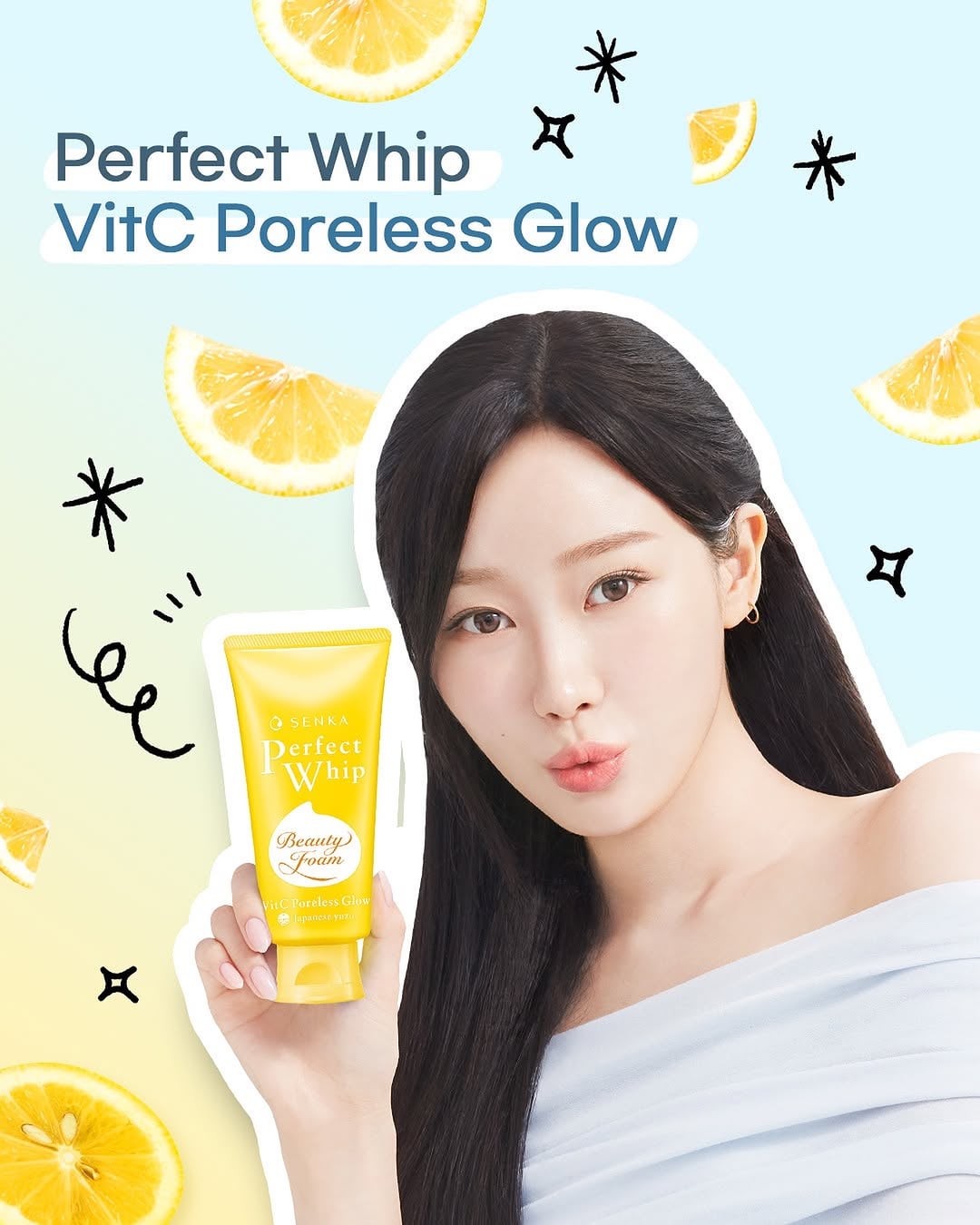 250408 Giselle for SENKA x Perfect Whip
