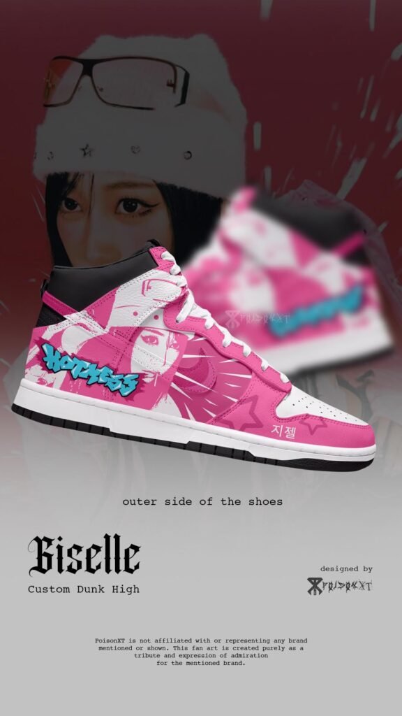 Giselle Custom shoes (dunk high)