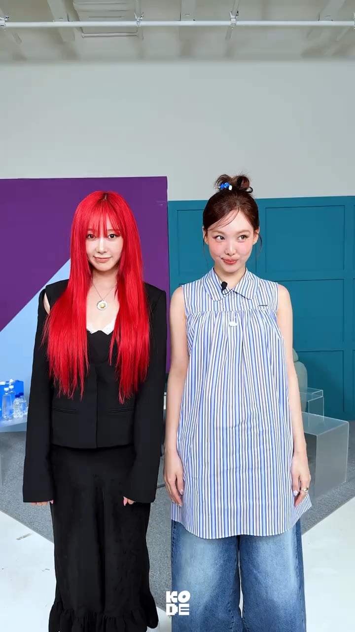 250509 findyourKODE TikTok Update with Giselle - [TRICK KODE by Nayeon] I hope this friendship lasts long, like a BDZ ⊹ ₊ .💖 (with TWICE Nayeon)