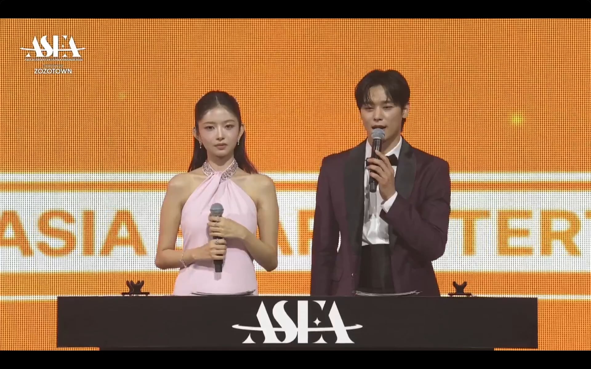 250528 aespa wins 'ASEA The Platinum' @ the Asia Star Entertainer Awards 2025