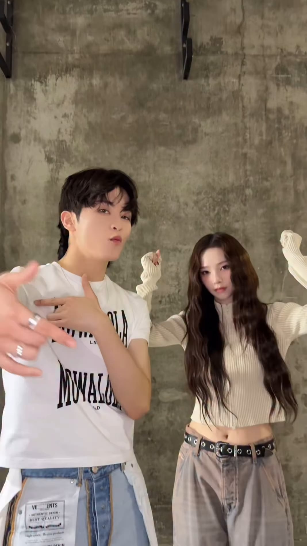 250512 NCT TikTok Update with Karina - 1999 #Hiplet w/ #KARINA (with Mark)
