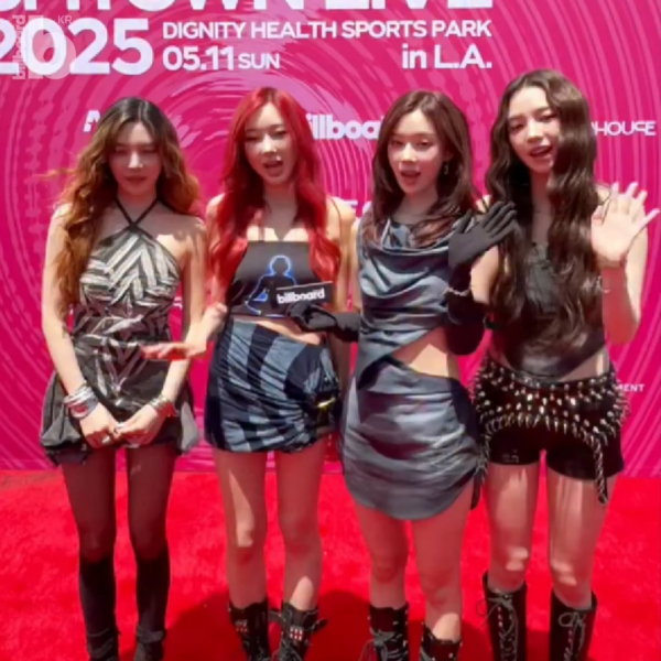 250512 Billboard Korea Instagram Update with aespa - SMTOWN LIVE 2025 in LA Red Carpet Interview