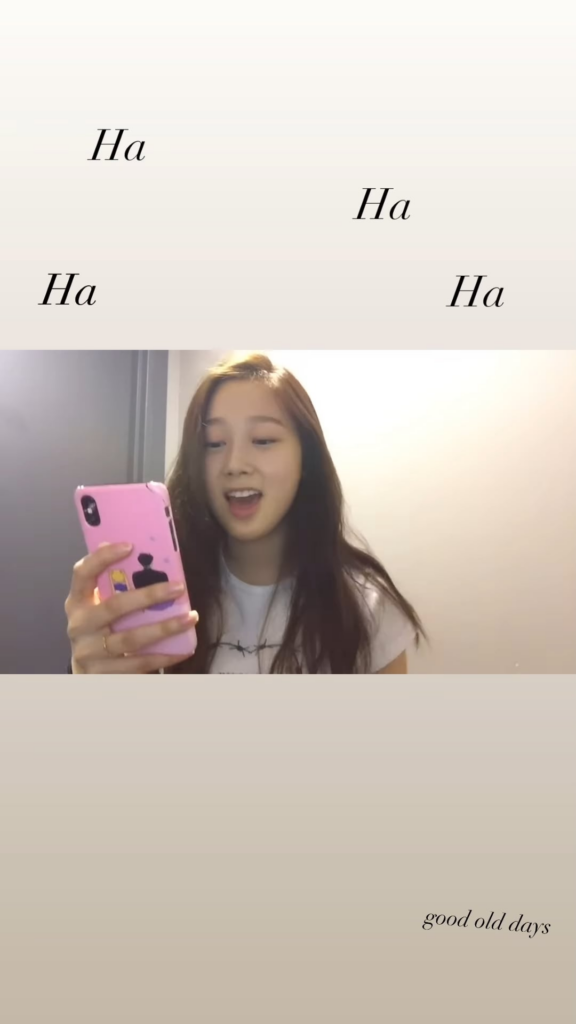 250506 Giselle Instagram Story Update