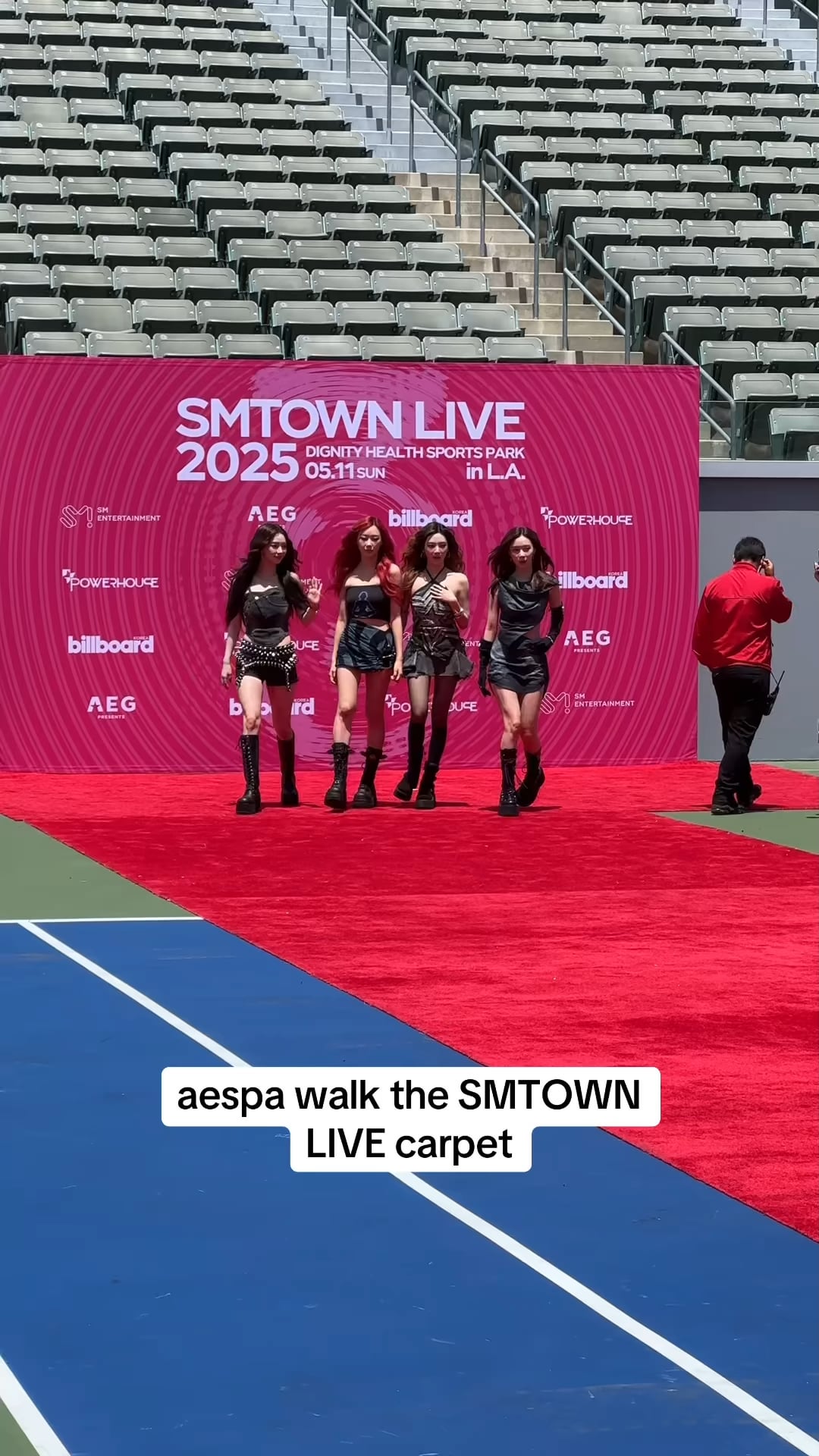 250512 Billboard Korea Instagram Update with aespa - aespa walk the #SMTOWNLIVE red carpet in L.A.