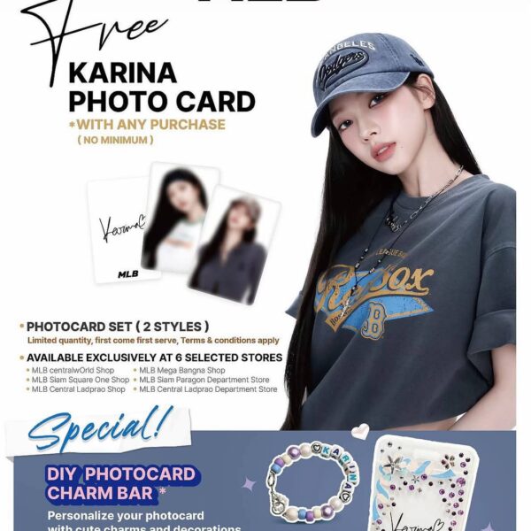 250514 Karina - MLB Thailand (Photocard & Keychain Event)