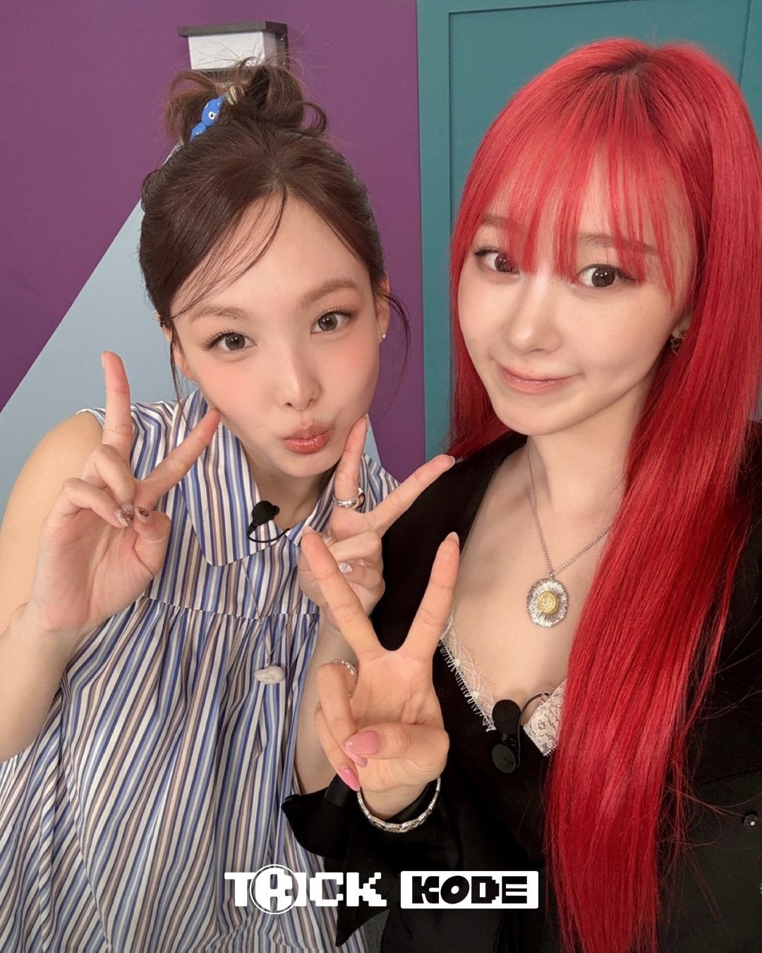 250508 findyourKODE Twitter Update with Giselle & TWICE Nayeon
