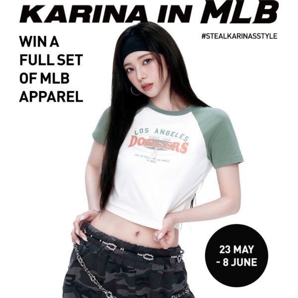 250523 Karina x MLB Singapore (MLB Apparel & Photocard Event)