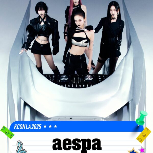 250513 aespa announced as part of the 2nd lineup for 'KCON LA 2025' at Crypto.com Arena on August 1st - 3rd