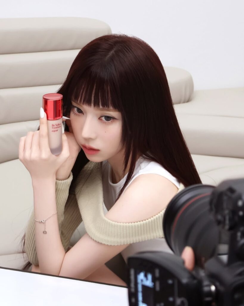 250514 Winter - espoir x Be Velvet Cover Cushion (Behind the Scenes Pics)