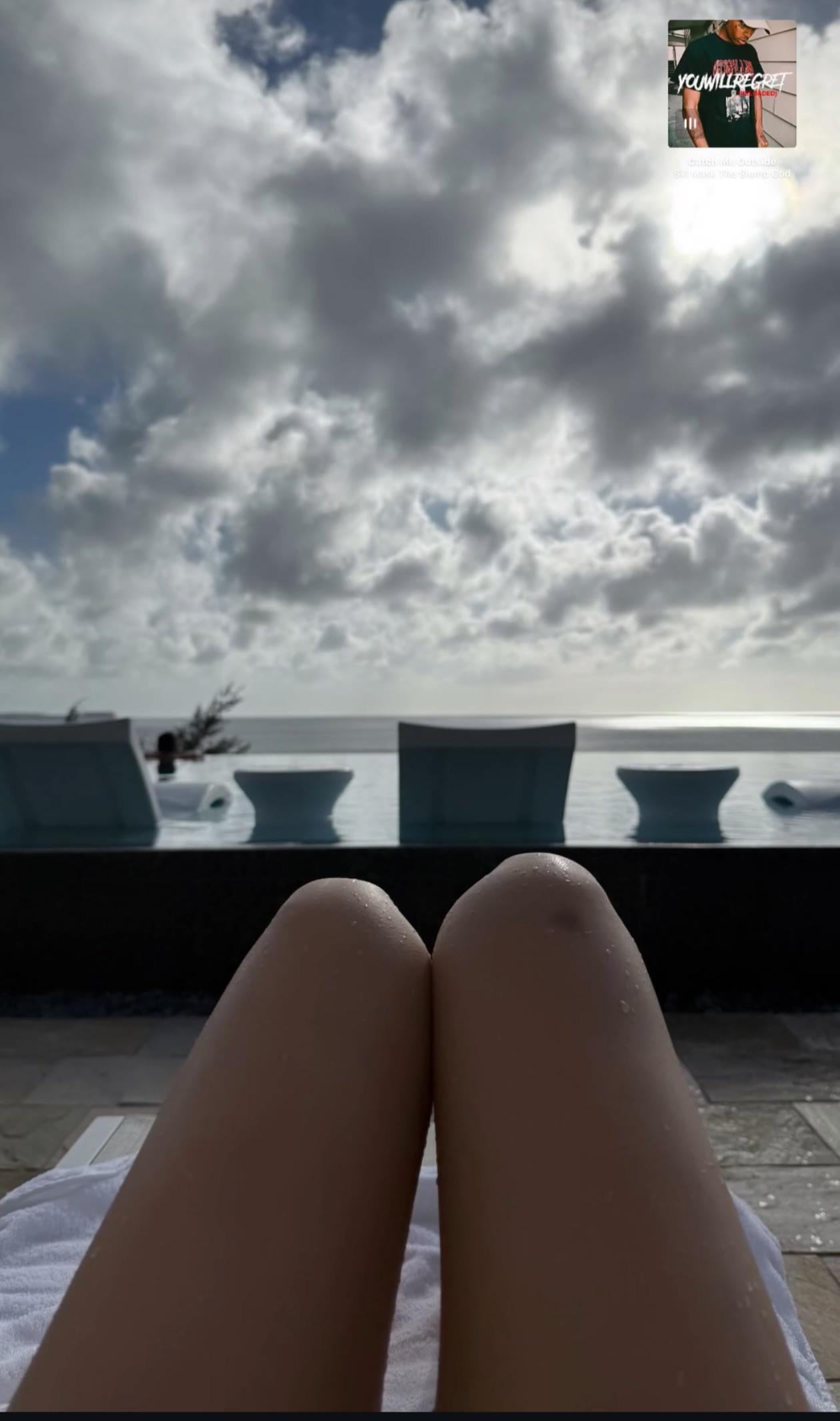 Giselle teasing on story