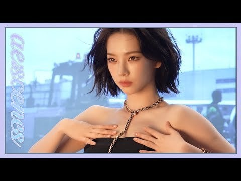 250607 aespa - [ae:scenes] They say there is only one of these necklaces in Korea🙄 |  L’OFFICIEL KOREA Photoshoot Behind